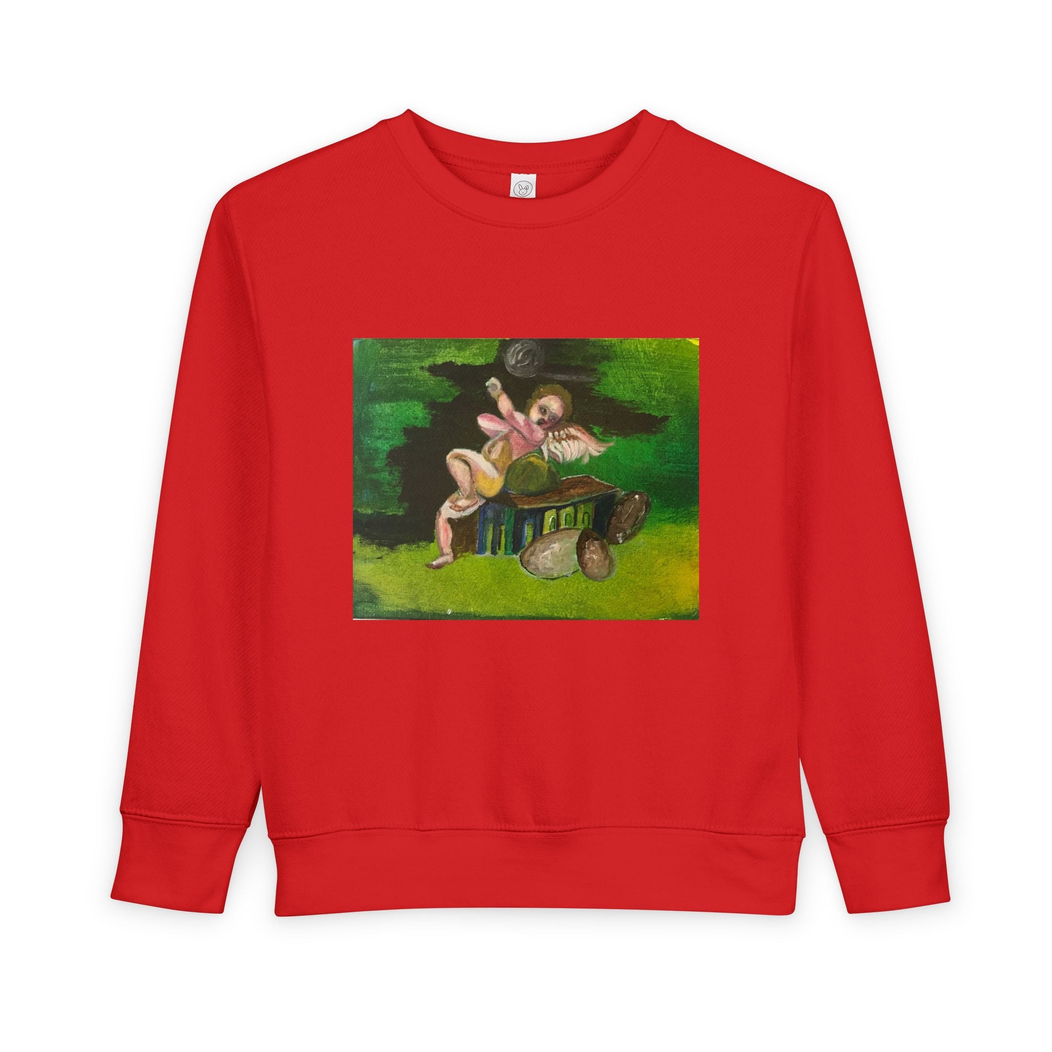 Toddler Artistic Sweatshirt - Playful & Cozy Design for Kids