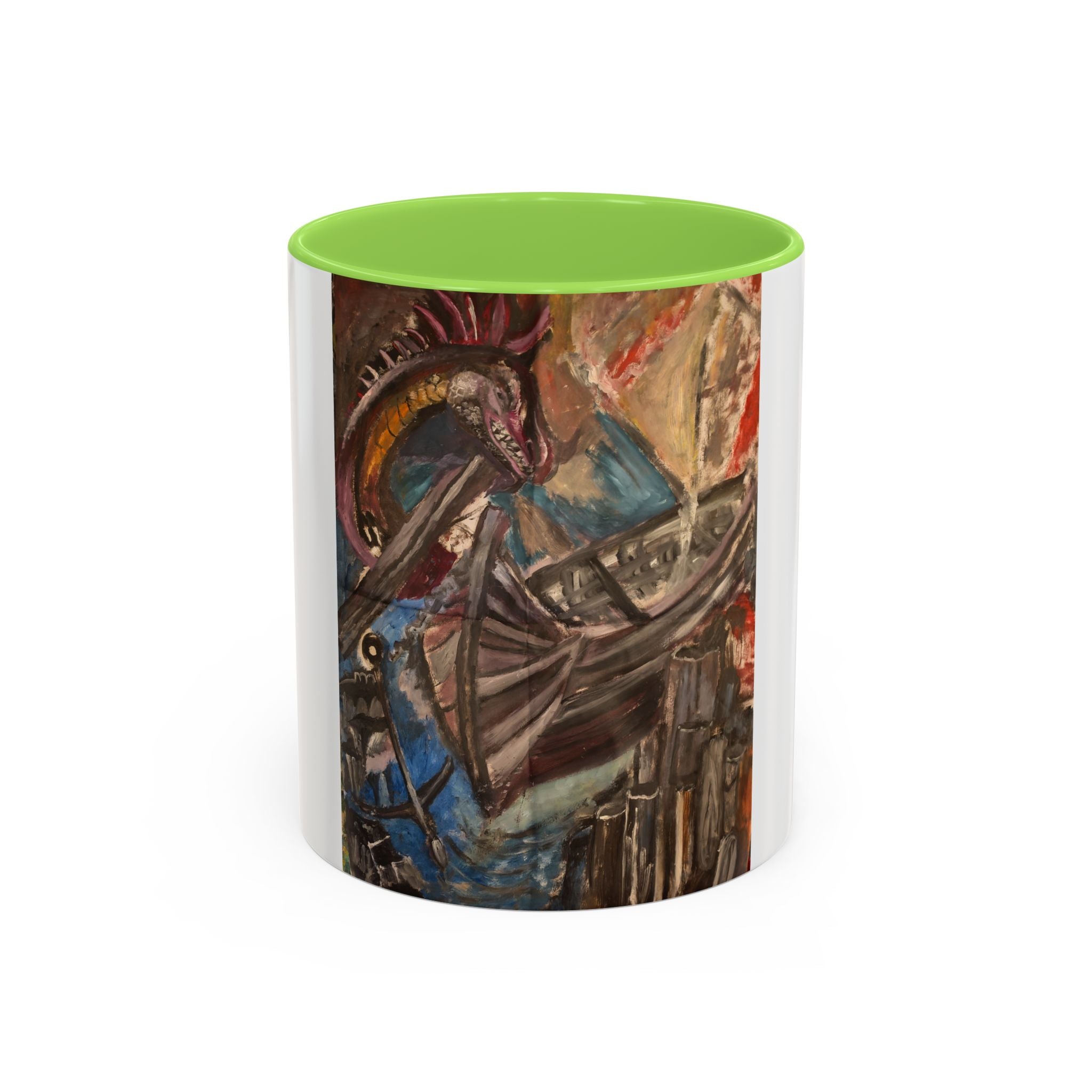Colorful Artistic Mug - Unique Design for Creative Souls