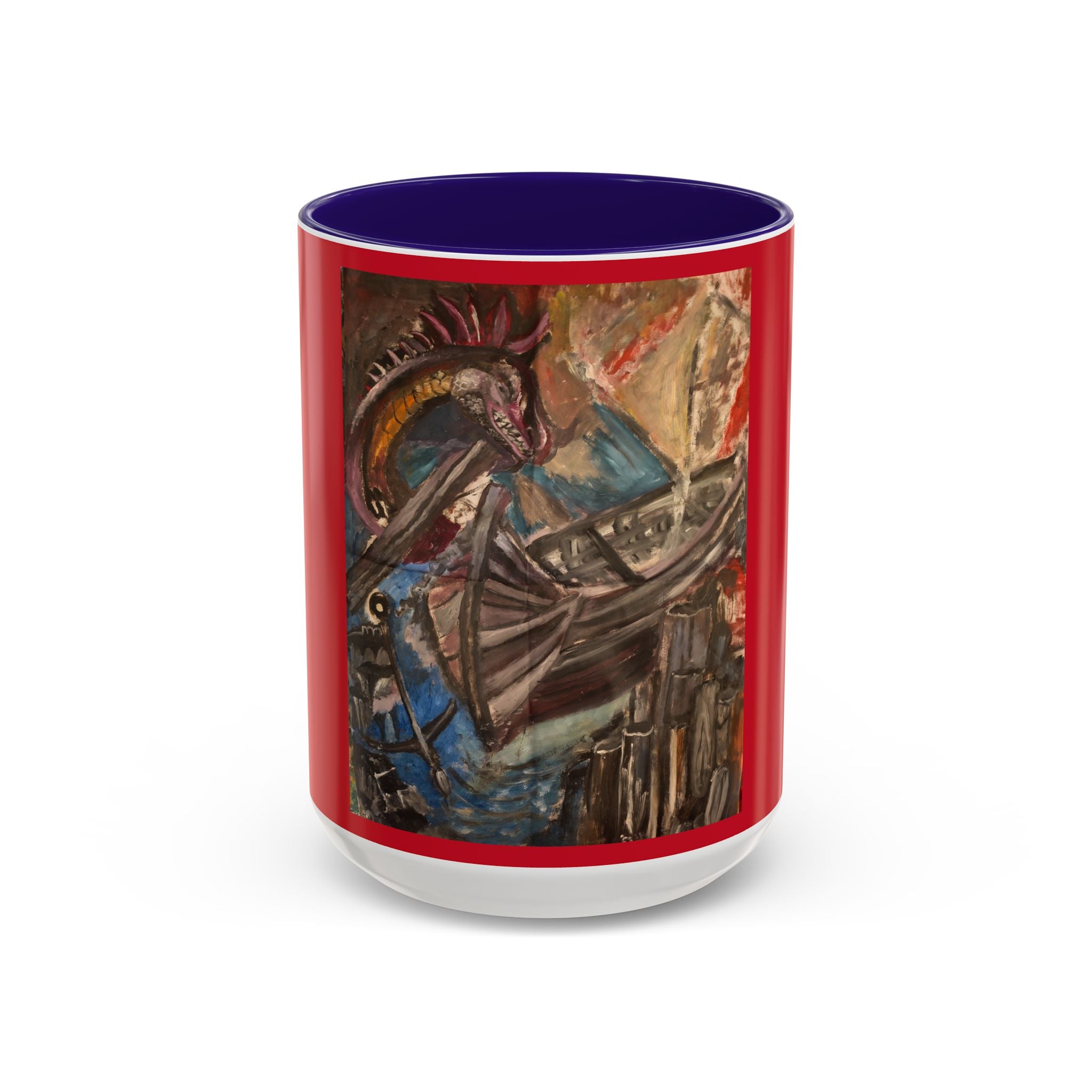 Fury of the Deep - Dragon Art Mug | Original Design (11oz)