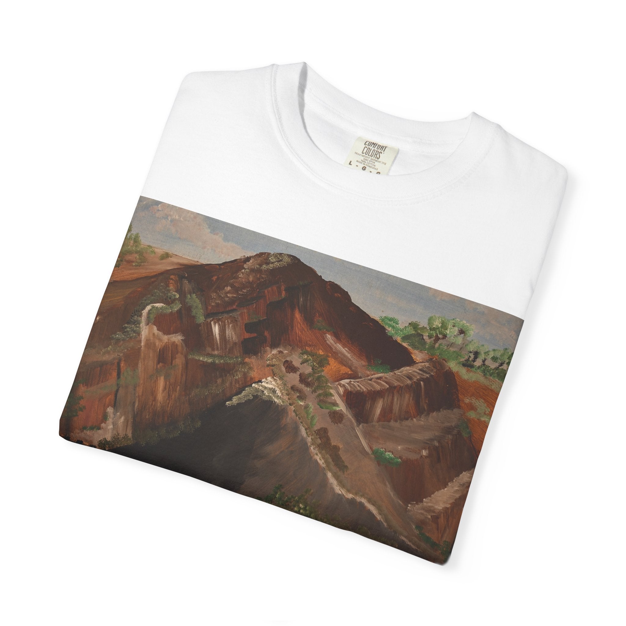 Mountain Landscape Art Notebook | Original Painting T-Shirt