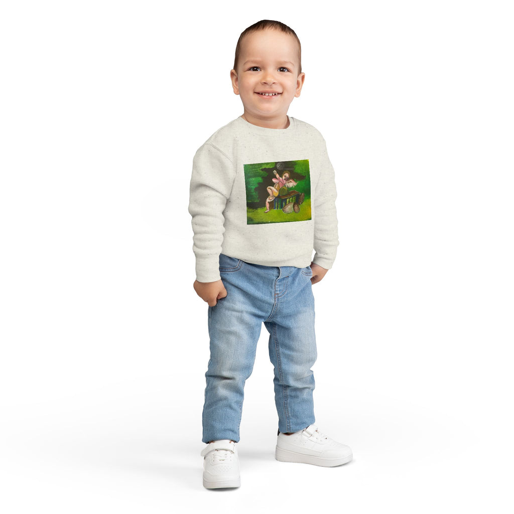 Toddler Artistic Sweatshirt - Playful & Cozy Design for Kids