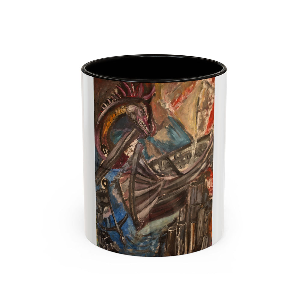Colorful Artistic Mug - Unique Design for Creative Souls