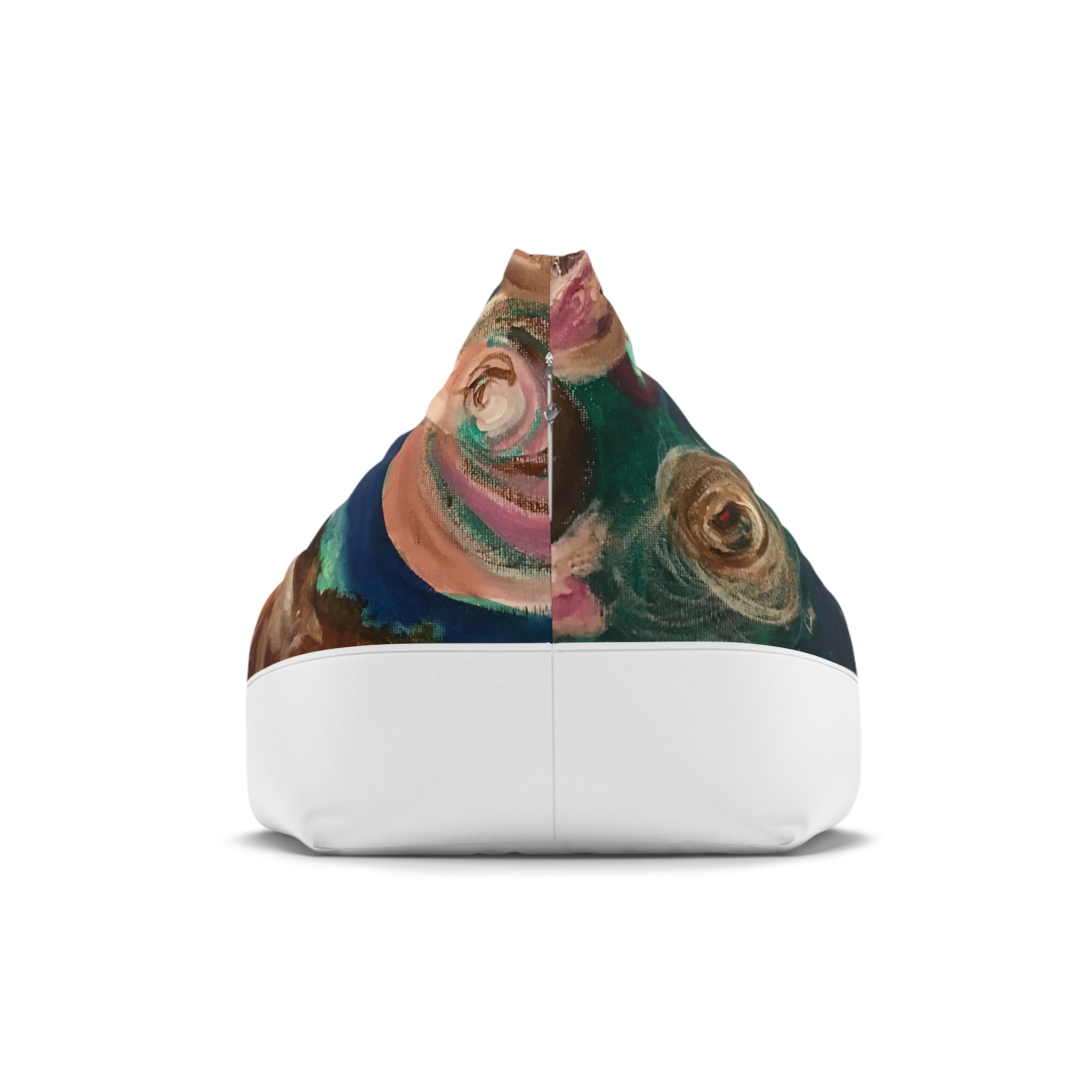 Artistic Bean Bag Chair Cover - Colorful Abstract Design for Cozy Living Spaces