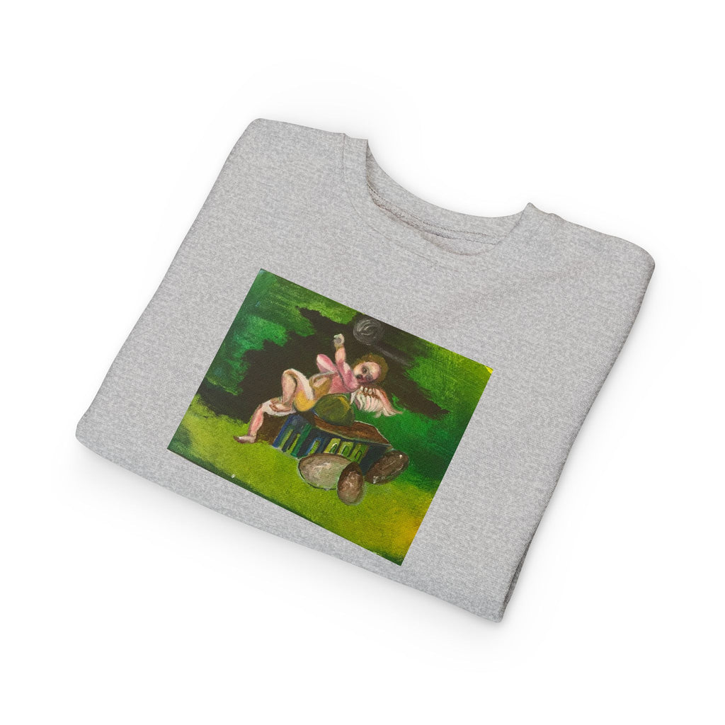Toddler Artistic Sweatshirt - Playful & Cozy Design for Kids
