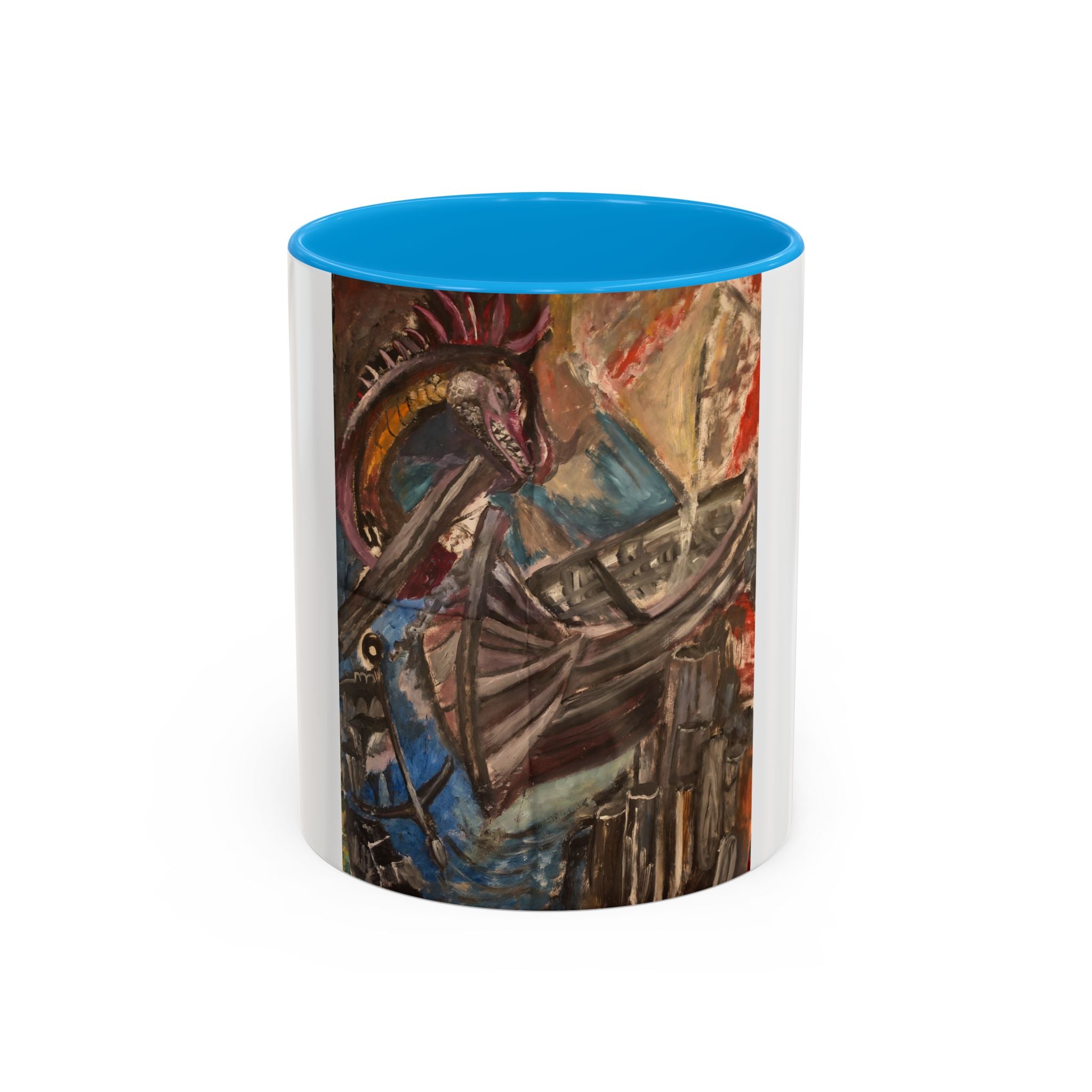 Colorful Artistic Mug - Unique Design for Creative Souls