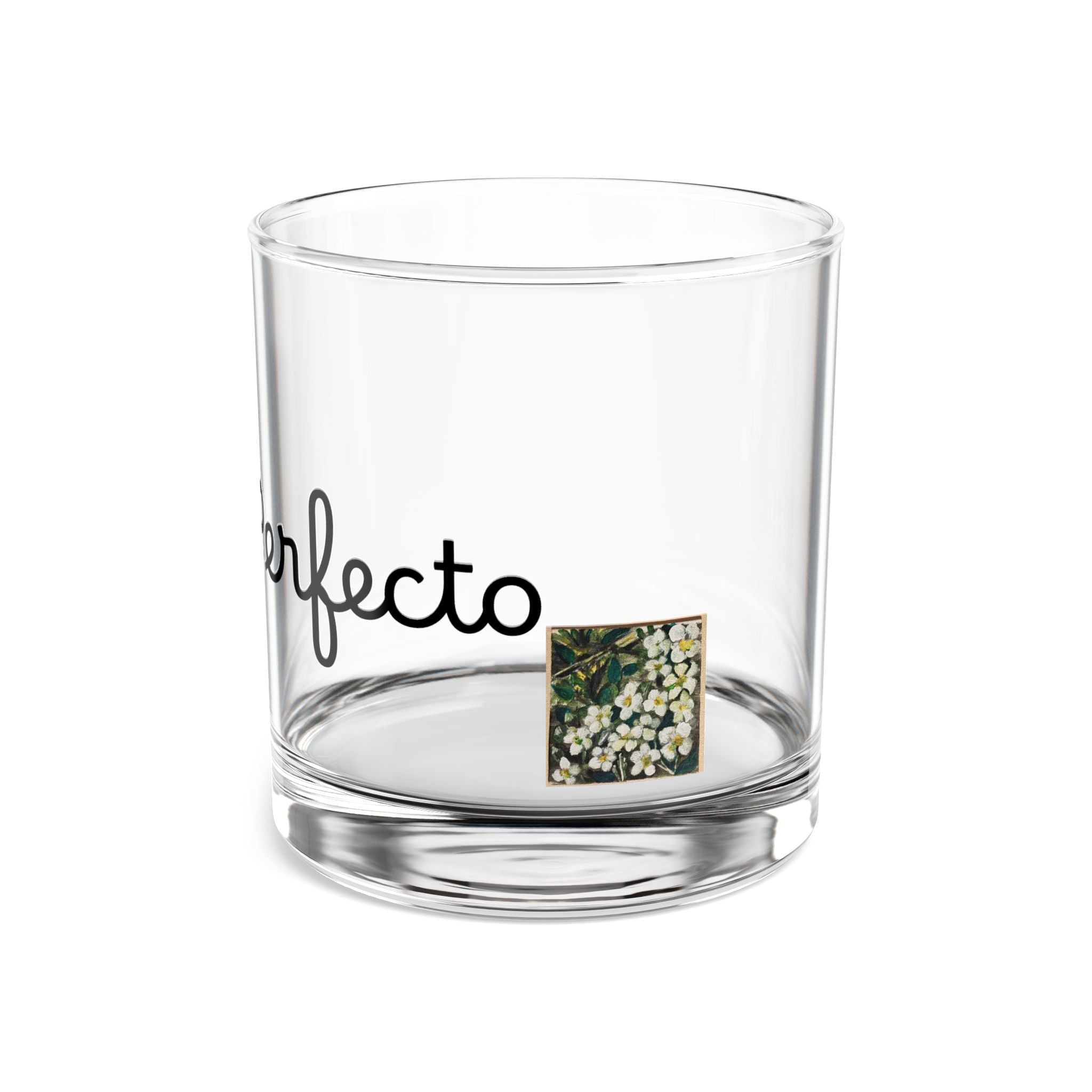 Flowers to Behold | Original Art Rocks Glass (10oz)