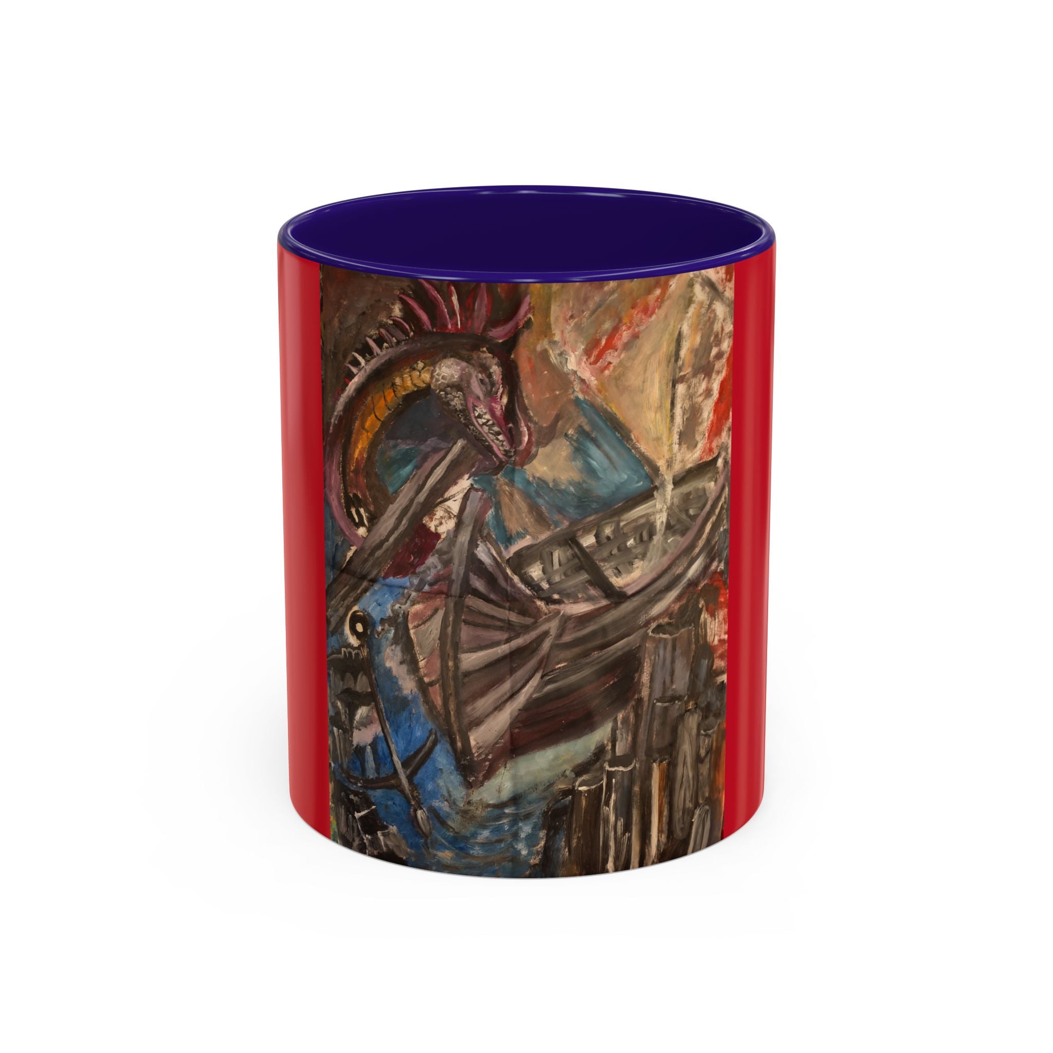 Fury of the Deep - Dragon Art Mug | Original Design (11oz)