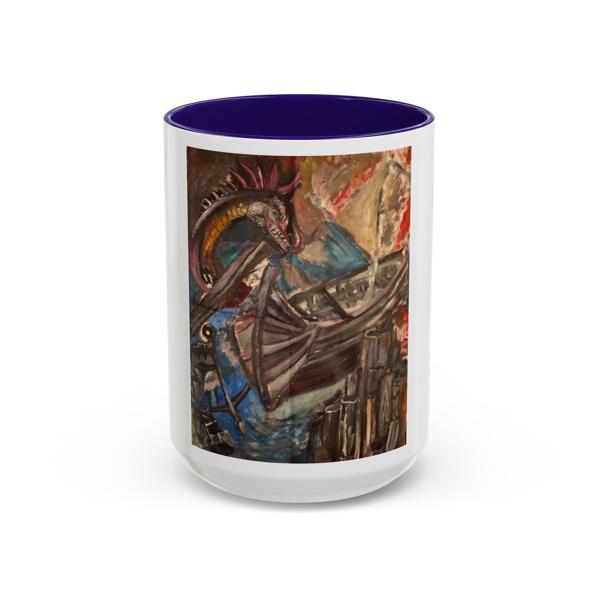 Colorful Artistic Mug - Unique Design for Creative Souls