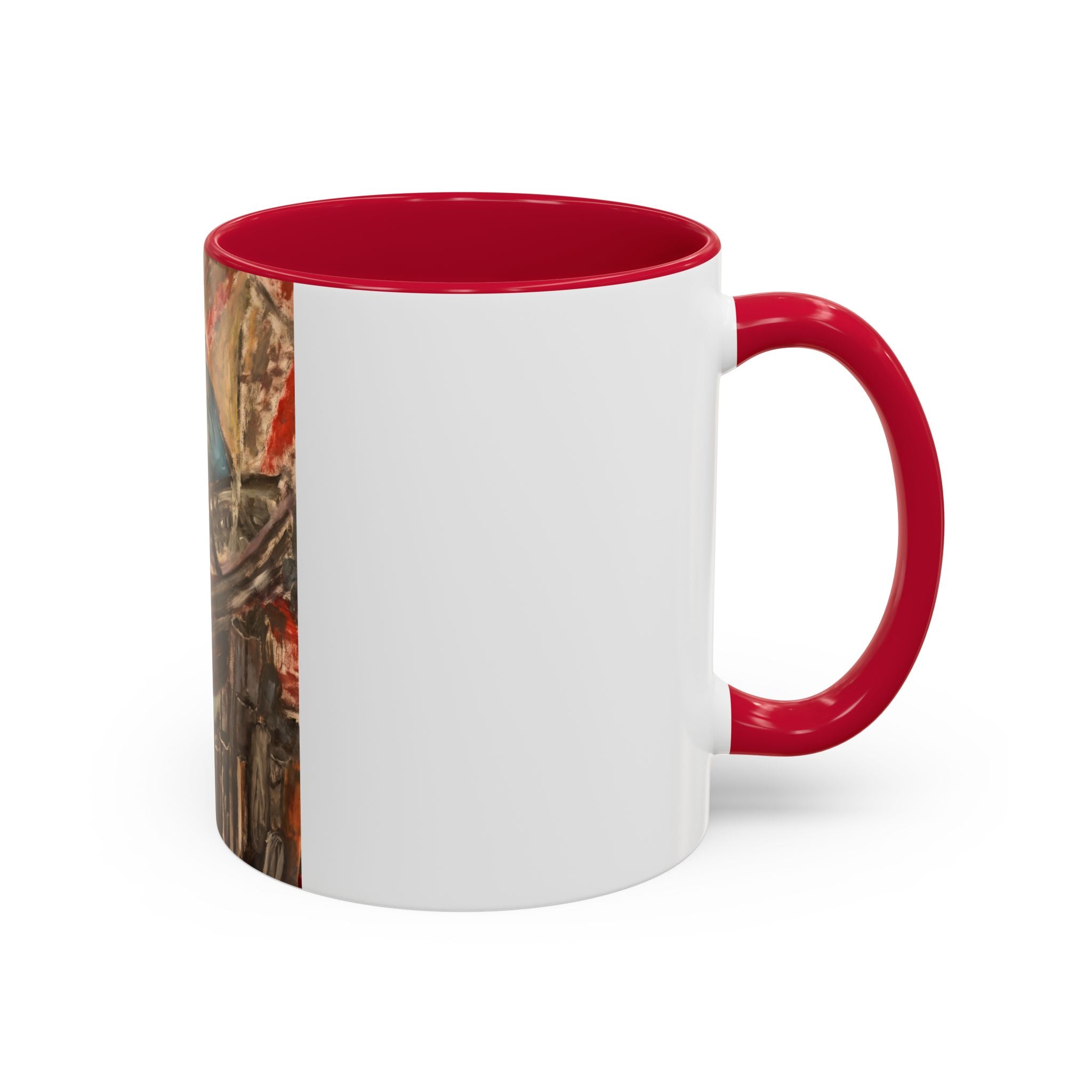 Colorful Artistic Mug - Unique Design for Creative Souls
