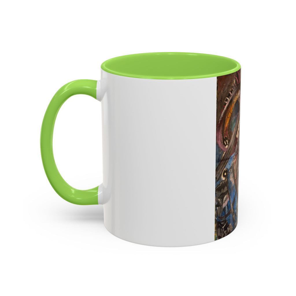 Colorful Artistic Mug - Unique Design for Creative Souls