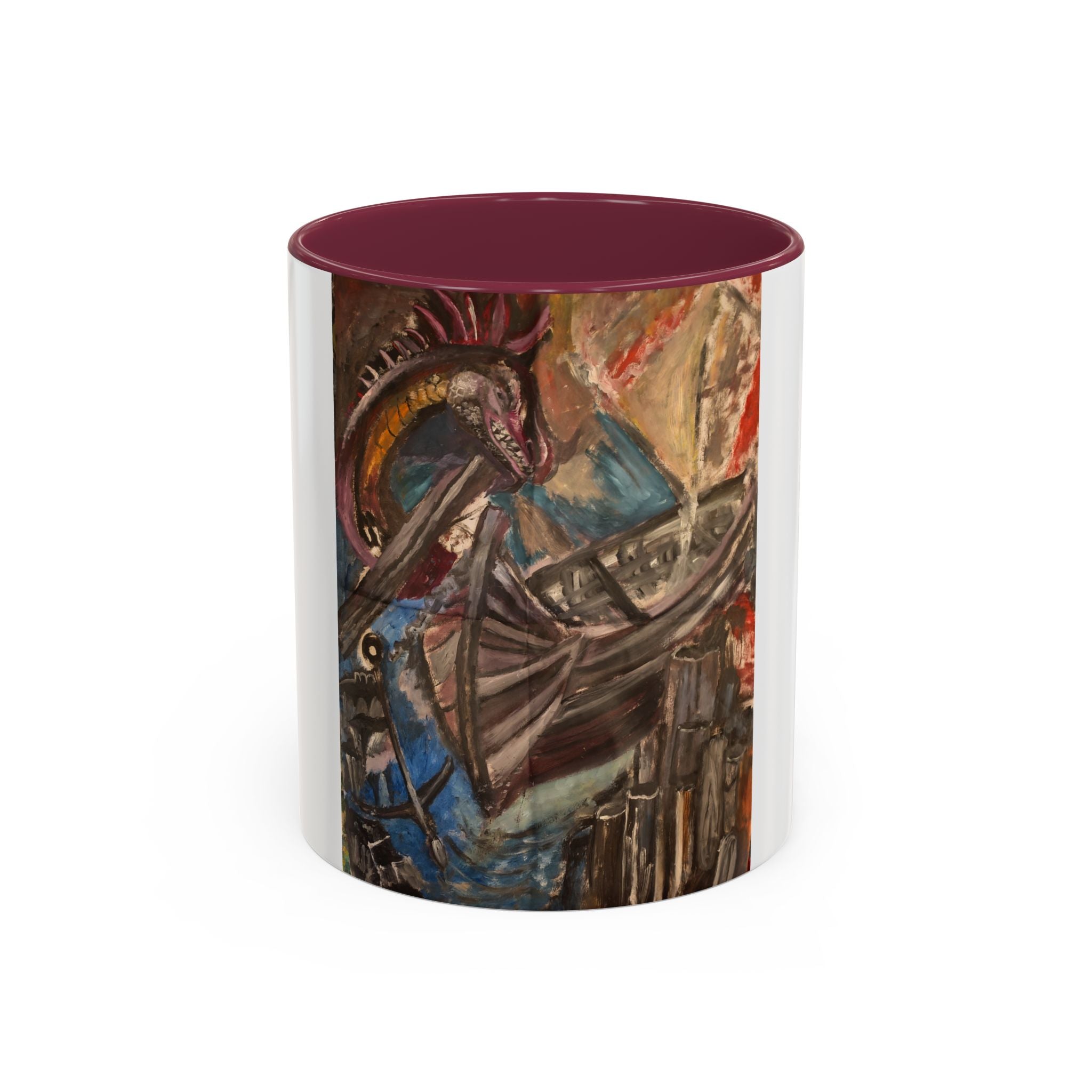 Colorful Artistic Mug - Unique Design for Creative Souls