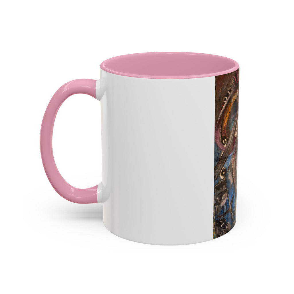 Colorful Artistic Mug - Unique Design for Creative Souls